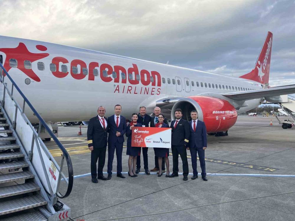 Corendon Airlines, İngiltere pazarı uçuşlarına 2023’te yeni hatlar ekledi
