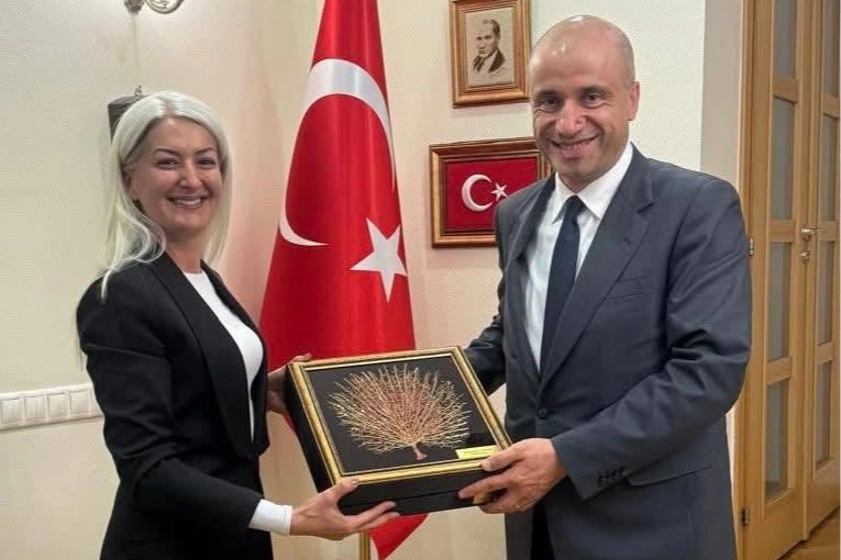 Trakya eğitim ordusundan Filibe Başkonsolosu Manav&rsquo;a ziyaret